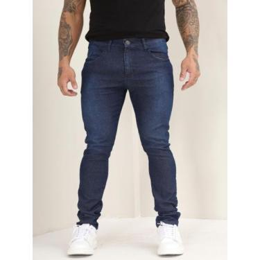 Imagem de Calça Jeans Masculina Skinny Lisa Com Elastano - Amar Denim Days, Lava