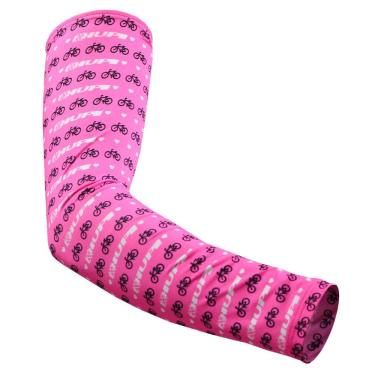 Imagem de Manguito Hupi Love Bikes Rosa Proteção Uv50+, Cor: Rosa, Tamanho: P