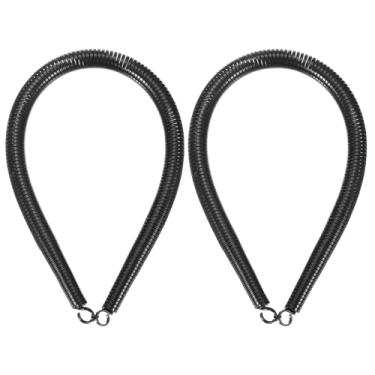 Imagem de HARFINGTON 2 peças dobrador de tubo de mola de PVC 17,1 mm OD 520 mm longo tipo C mola de dobra de tubo para dispositivos de dobra de tubos em energia hidráulica doméstica, preto