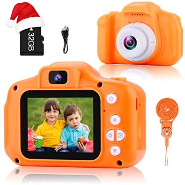 Imagem de GKTZ Brinquedos Para Meninas De 3 A 8 Anos, Câmera Digital Crianças, Filmadora Crianças 3, 4, 5, 6, 7 E Anos Com Cartão Sd 32 Gb