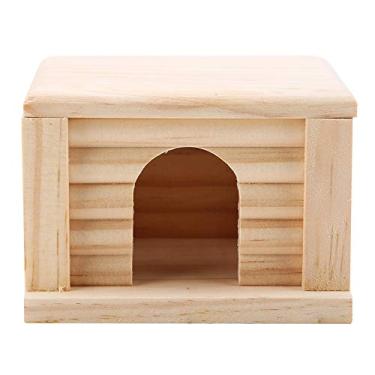 Imagem de Zerodis Mouse Cute Pet Hamster House Produtos para Animais de Estimação Pequenos Suprimentos para Animais de Estimação Brinquedos Pequenos Com Design Aberto Superior Removível para Gerbos, Esquilos
