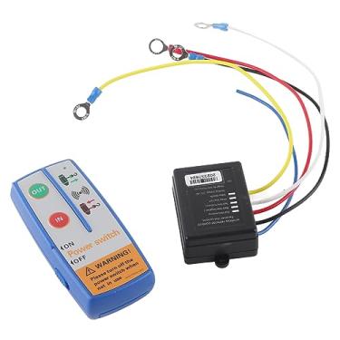Imagem de Zhjvihx Reboque de Descarga Remoto Sem Fio, Kit de Controle Remoto de Guincho Com Indicador Visual de Torque Elétrico de 12V para ATV