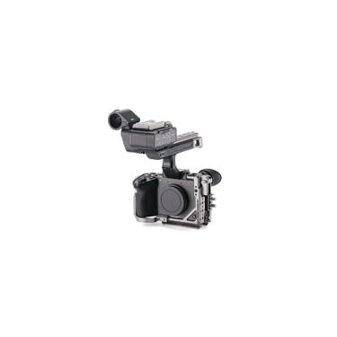 Imagem de Tilta Kit de gaiola de câmera Lite - compatível com Sony FX2 - cinza titânio | Inclui gaiola completa, suporte de extensão XLR, placa bidirecional ARCA e grampos de cabo | NATO, sapata fria, 1/10.2 cm