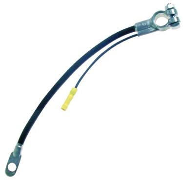 Imagem de Sherco-Auto Cabo de bateria preto de 63,5 cm (63,5 cm) com cabo auxiliar - Feito nos EUA