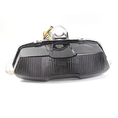 Imagem de Lanterna traseira de LED fumê Arashi para Kawasaki Ninja ZX6R 1995-1997, ZX9R 1994-1997, luz traseira de freio de seta, acessórios de substituição de motocicleta integrados