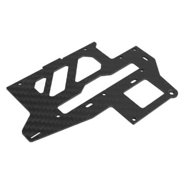 Imagem de SPYMINNPOO Placa Lateral de Helicóptero RC, Construção Em Fibra de Carbono para FlyWing BELL206 UH1, Leve, Fácil Instalação, Estabilidade e Desempenho Aprimorados