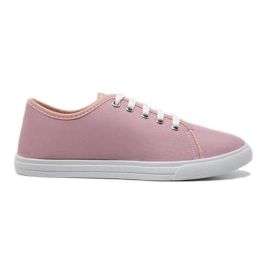 Imagem de Tênis Feminino Casual Classic Confortável Leve Antiderrapante para Dia a Dia Trabalho Passeios 34 ao 39 (Rosa, BR, Adulto, Numérico, 34)