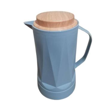 Imagem de Garrafa Térmica 1Litro Cinza Garrafa De Cafe Chá