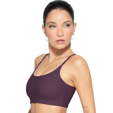 Imagem de Top Fitness Enfim Active Bojo Removível 1000121431 - MALWEE, Roxo, M
