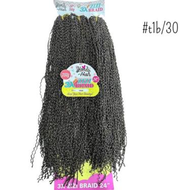 Imagem de Cabelo Miojinho Trançado Yan Hair Pacotão 350 Gr Varias  Cores - mhair