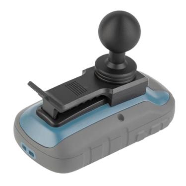 Imagem de Bulletpoint Suporte de rádio portátil adaptador de clipe de coluna com suporte de esfera tamanho B de 2,5 cm compatível com dispositivos portáteis Garmin