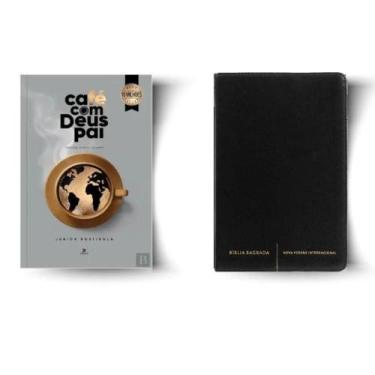 Imagem de Kit: CAFÉ COM DEUS PAI 2026 + BÍBLIA SAGRADA SLIM NVI, LUXO, CAPA PRET