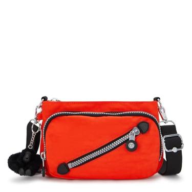 Imagem de Bolsa de ombro Kipling New Milos, Open Orange Heritage, Medium
