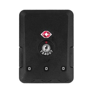 Imagem de Cadeado ferramenta de segurança armário de captura mala mala codificada combinação de 3 dígitos bloqueio de senha alfandegária