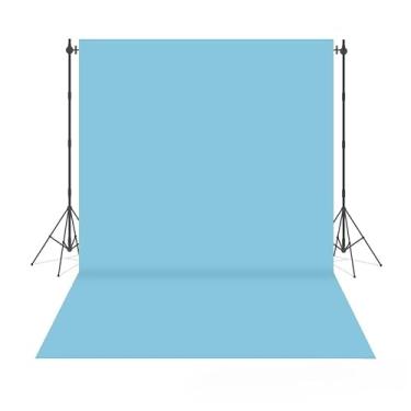 Imagem de Fundo Fotog ráfico Liso Infinito(Azul Bebê,1,80x4,00)