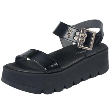 Imagem de Sandália Feminina Anabela Tratorada Conforto Piccadilly