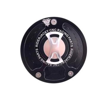 Imagem de Riderjacky Tampa de tanque de combustível sem chave para Kawasaki Z800 13-17, Z750R 07-12, Z650 17-19, Z125 Pro 17-2020, VERSYS 650 KLE650 2007-2017, VERSYS 1000 KLZ1000 12-17 Ninja ER650 ER-6N ER-6F