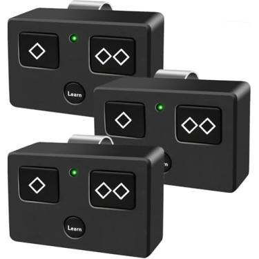 Imagem de Transmissor remoto de substituição AXP1 AXS1 para Ghost Controls Transmissor remoto Ghost para abridores automáticos de portão, compatível com sistemas de abertura de controle Ghost (3 botões de 3