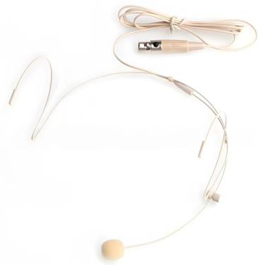 Imagem de Microfone de fone de ouvido com conector XLR de 4 pinos, microfone condensador omnidirecional para passeios, ensino e apresentações ao vivo