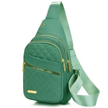 Imagem de Mochila tiracolo tiracolo para mulheres, bolsa de peito, mochila tiracolo masculina, viagem, esporte, corrida, caminhada, pochete