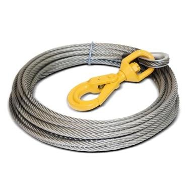 Imagem de LAJIAOZ Cabo de guincho de 3/20.3 cm x 75' Cabo de guincho Destruidor de Corda de Reboque Rollback Auto Bloqueio