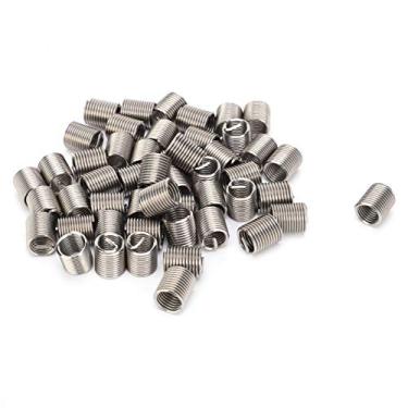 Imagem de Zhjvihx Parafuso de Bucha de Manga, Inserção de Rosca de Fio SUS304 50 Unidades para Moldes para Aviação para Equipamentos Mecânicos para Lâmpadas para Automóveis para Campos de Fabricação (2D)