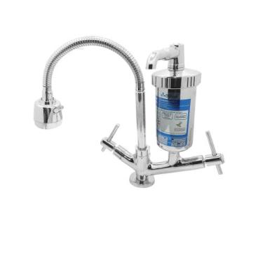 Imagem de Torneira Filtro Tubo Gourmet Com Copo Metal C64 Mesa 1/4 - Bognar