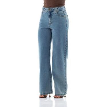 Imagem de Calça Jeans Feminina Arauto Wide Leg Dirty-Feminino