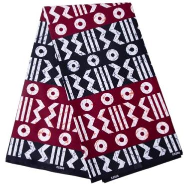 Imagem de Stioyitois Tecido Africano 6 Yard Impresso Cera Tecido Ancara Africano para Vestido de Formatura P4
