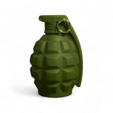 Imagem de Luminária de Mesa 3D Formato Granada Verde Bivolt com Fio 1,5m – Decoração Criativa e Iluminação LED