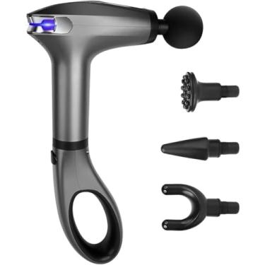 Imagem de Massageador Elétrico Profundo c/Cabo Extensor - 8 Velocidades e 4 Cabeças - Alívio de Dor nas Costas e Pescoço