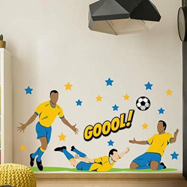 Imagem de Adesivo de Parede Quarto Menino Futebol Gol