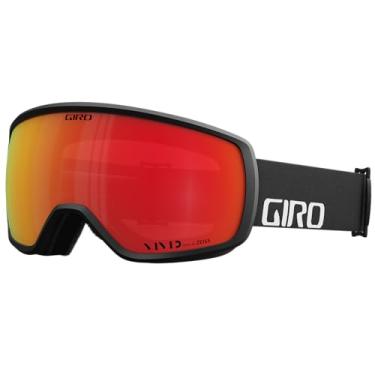 Imagem de Giro Óculos de esqui Balance II - Óculos de snowboard para homens, mulheres e jovens - Alça preta com marca de texto com lente Ember VIVID