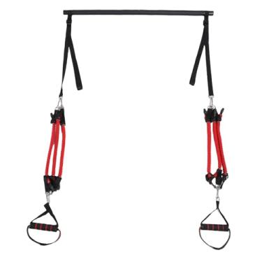 Imagem de XUXHOU Kit de Barra de Tonificação de Pilates Ajustável Com Faixas Elásticas, Equipamento de Treino de Corpo Inteiro para Academia Em Casa, Conjunto Portátil de Bastões de Pilates para Homens e