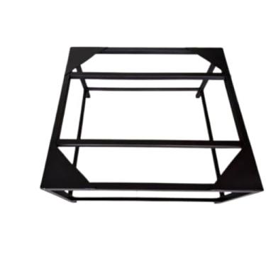 Imagem de Base para Máquina de Lavar e Secar 60x65x45 Preto Fosco – Suporte Elevado para Lavadora e Secadora