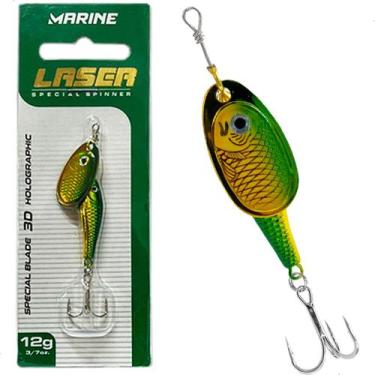 Imagem de Isca Pesca Marine Sports Spinner Laser 8cm 12g Varias Cores, Laser Spi