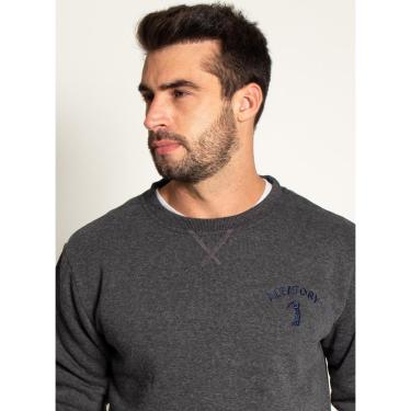 Imagem de Blusão Moletom Aleatory Brand Mescla Chumbo-Chumbo-M-Masculino