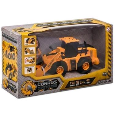 Imagem de Trator Construção Controle Remoto 6 Funções Pá Móvel Multikids BR2310