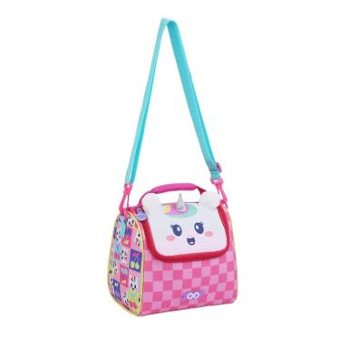 Imagem de Lancheira Térmica Unicórnio Escolar Meninas Creche