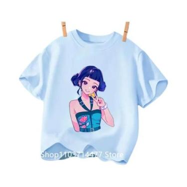 Imagem de Camiseta De Manga Curta Para Meninas Kpop Demon Hunter HuntrX Com Esta