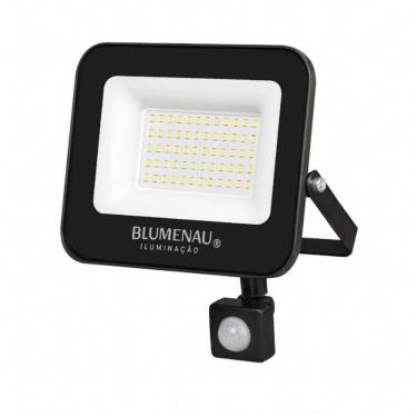 Imagem de Refletor Led Pro Com Sensor 50w 6500k Luz Fria