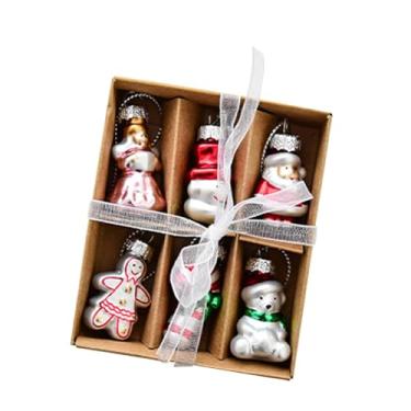 Imagem de Nishiyuenyi Enfeites de Natal, Decoração Natalina Criativa, Pingentes Charmosos, Decorações para Pendurar Na Árvore de Natal, Jardim, Ano, Aniversário, Hotel, Style C, Tamanho real