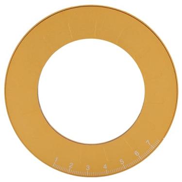 Imagem de Generic Ferramenta de Desenho Em Círculo Redondo de Metal, Régua de Desenho Ajustável, Escala Precisa, Fácil de Usar para Design, Aço Inoxidável, Ouro