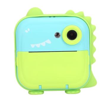 Imagem de Snsowed Câmera de Impressão Instantânea Infantil Com Tela HD de 24 MP e 2,4 Polegadas, Conectividade BT, Funcionalidades IA, Memórias Transformáveis ​​para 3 a 14 Anos, Câmera Vídeo (Verde + Azul)