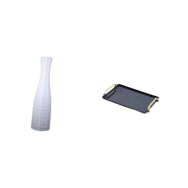 Imagem de Whtkoph Abajur Minimalista para Quarto de Hotel Ou Sala de Estar com Bandeja Decorativa para Servir, Lanches, Café E