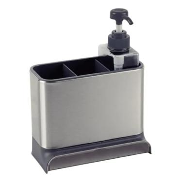 Imagem de Suporte de pia em aço inoxidável com prateleira de armazenamento