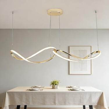 Imagem de 110V-240V, 80 * 9 cm, Lustre Sala de Jantar, Lustre Pendente, Pendente Luminaria de Teto, Lustres e Luminarias Para Sala, Lustre Quarto, Luminaria Pendente, Luminária de Teto