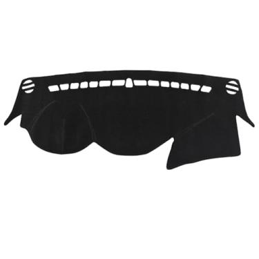 Imagem de AIMCOCO Capa de painel compatível com Hyundai Sonata 2011 2012 2013 2014 acessórios capa de painel tapete antiderrapante protetor solar brilho raios UV, preto (1 peça)