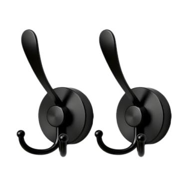 Imagem de Ganchos de ventosa para chuveiro, ganchos de toalha com 3 ganchos para banheiro, cozinha, ganchos de parede para pendurar grinaldas, bucha, casacos, roupões de banho em vidro, espelho, azulejo e