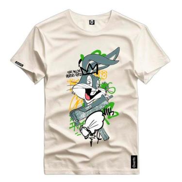 Imagem de Camiseta Estampada Masculina Pernalonga Black Style Personagem Desenho